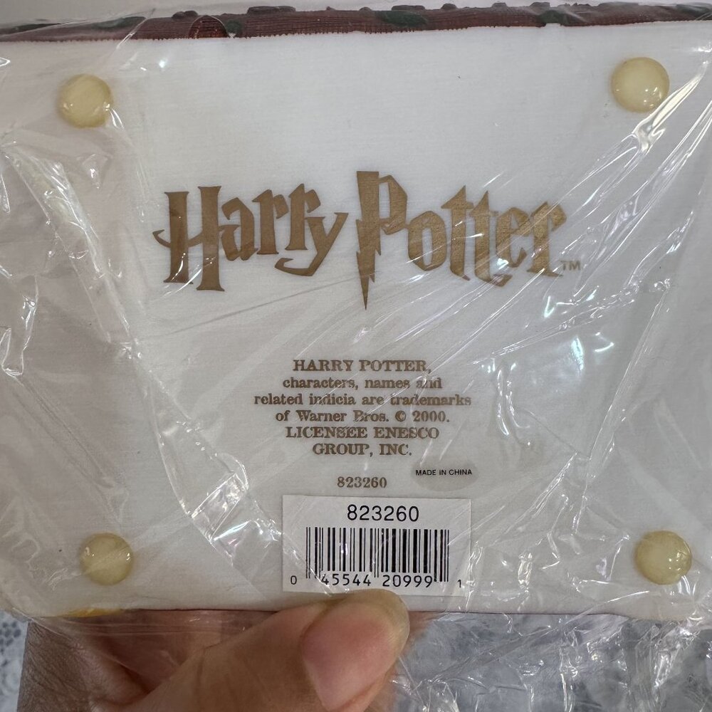 Vintage Harry Potter Sorting Hat Bookend Hogwarts Enesco Resin Original Box 1Set - Picture 4 of 10